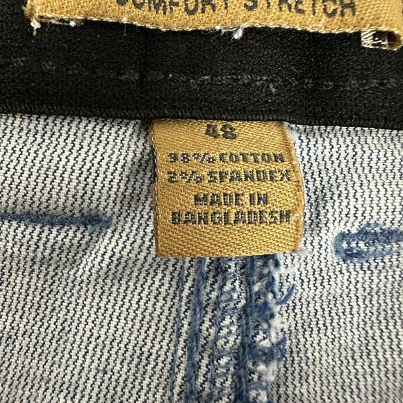 Foundry Mens Comfort Stretch Shorts Size 48 Blue - Picture 3 of 6